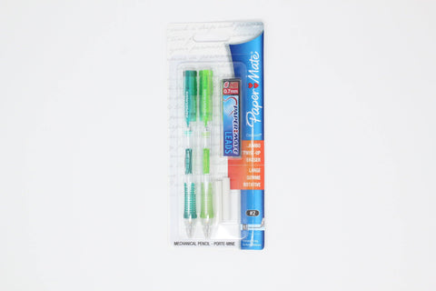 Paper Mate ClearPoint Mechnical Pencils 2 ct, 0.7mm HB #2  Green, Lt Green - KB School Supply