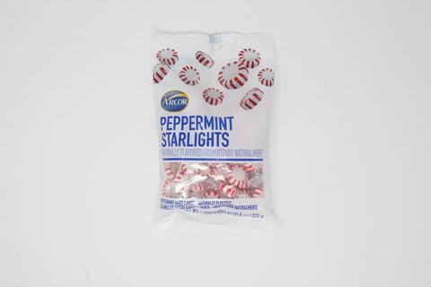 Arcor Peppermint Starlights, Naturally Flavored, Hard Candy, 8 oz - KB School Supply
