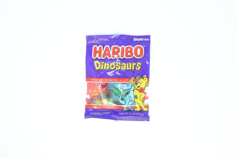 Haribo Dinosaurs, Gummi Candy, 4 oz - KB School Supply