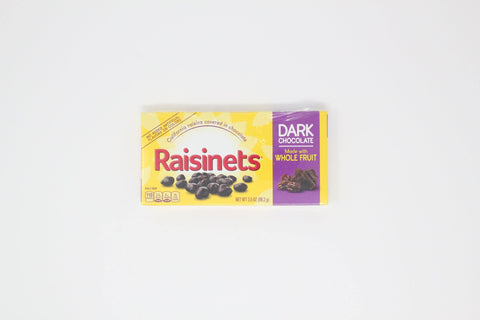 Raisinets Dark Chocolate, Raisins covered in Chocolate, Made with Whole Fruit, 3.5 oz - KB School Supply